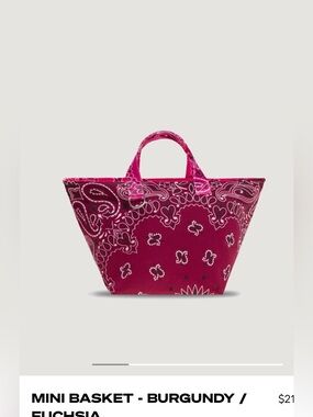 Call It By Your Name Mini Basket Purse